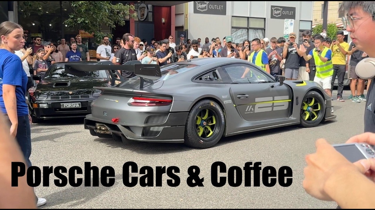 MASSIVE TURNOUT!!! at Porsche Cars and Coffee in South Melbourne 