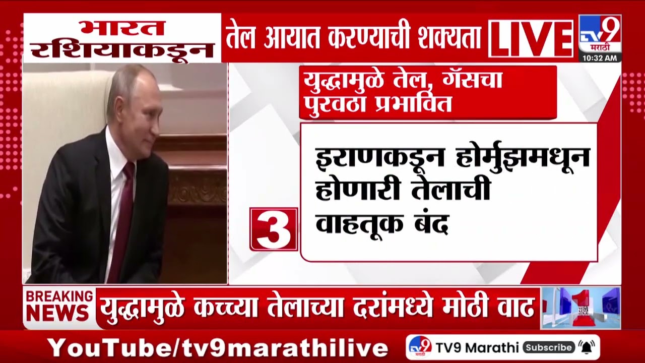 India रशियाकडून तेल आयात करण्याती शक्यता | US-Israel-Iran War