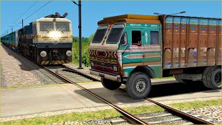 Train vs 10 wheeler Truck🔥 | Train Simulator