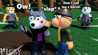 ROBLOX PIGGY RP FILM: pony slaps willow in the face...