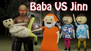 Baba VS Jinn Fight Horror Story | Funny | Gulli Bulli Helicopter | Gulli Bulli | Make Joke Of Horror
