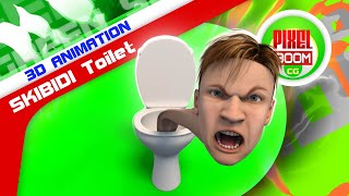 Green Screen Screen SKIBIDI Toilet 3D Animations - PixelBoomCG