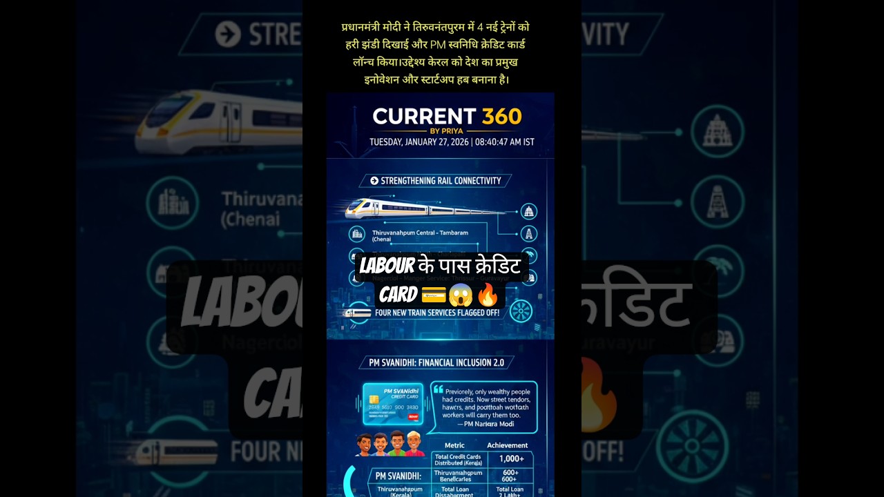 PM Modi Unveils Mega Development Blitz in Kerala: 4 New Trains & Innovation Hubs  