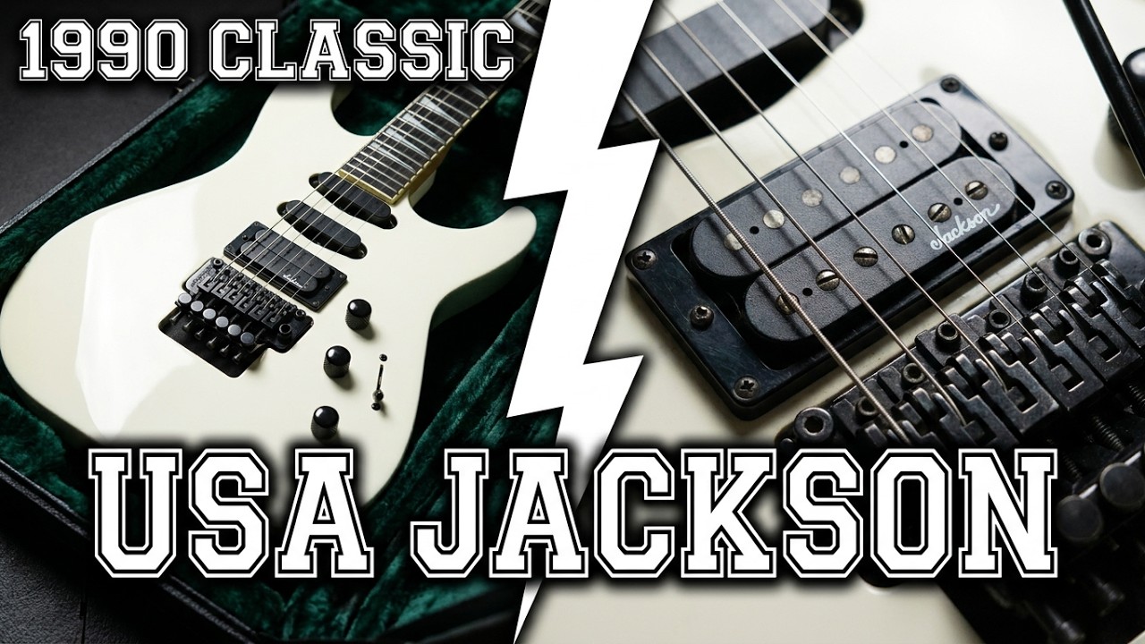 Jackson SL-1 Soloist HSS - USA - 1990 - Pearl White - YouTube