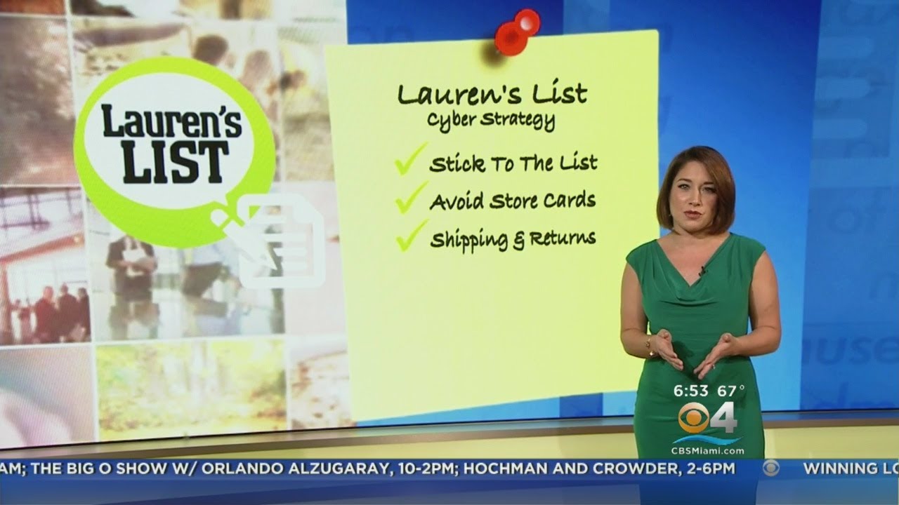 Lauren’s List: Making A Cyber Monday Shopping Strategy