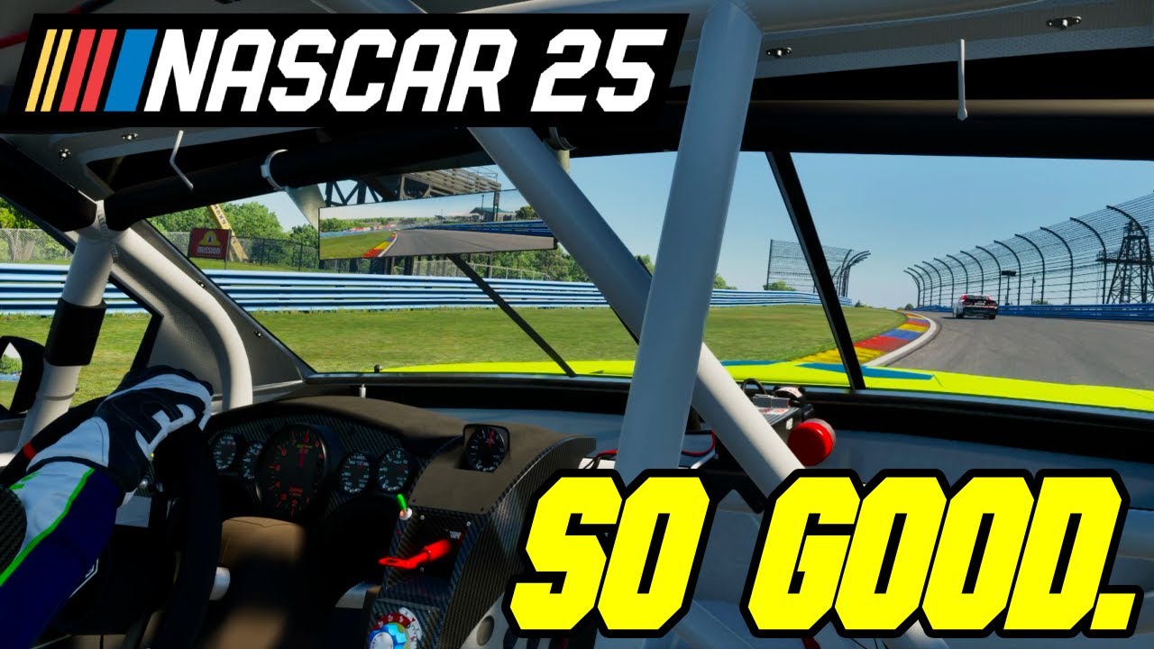NASCAR 25 — ЛУЧШАЯ физика вождения | Геймплей Road Course | Уоткинс-Глен