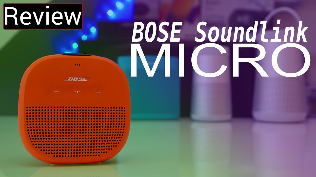Bose Soundlink Review - Tiny, But Sounds ALMOST As Good As The JBL Flip 4 - YouTube