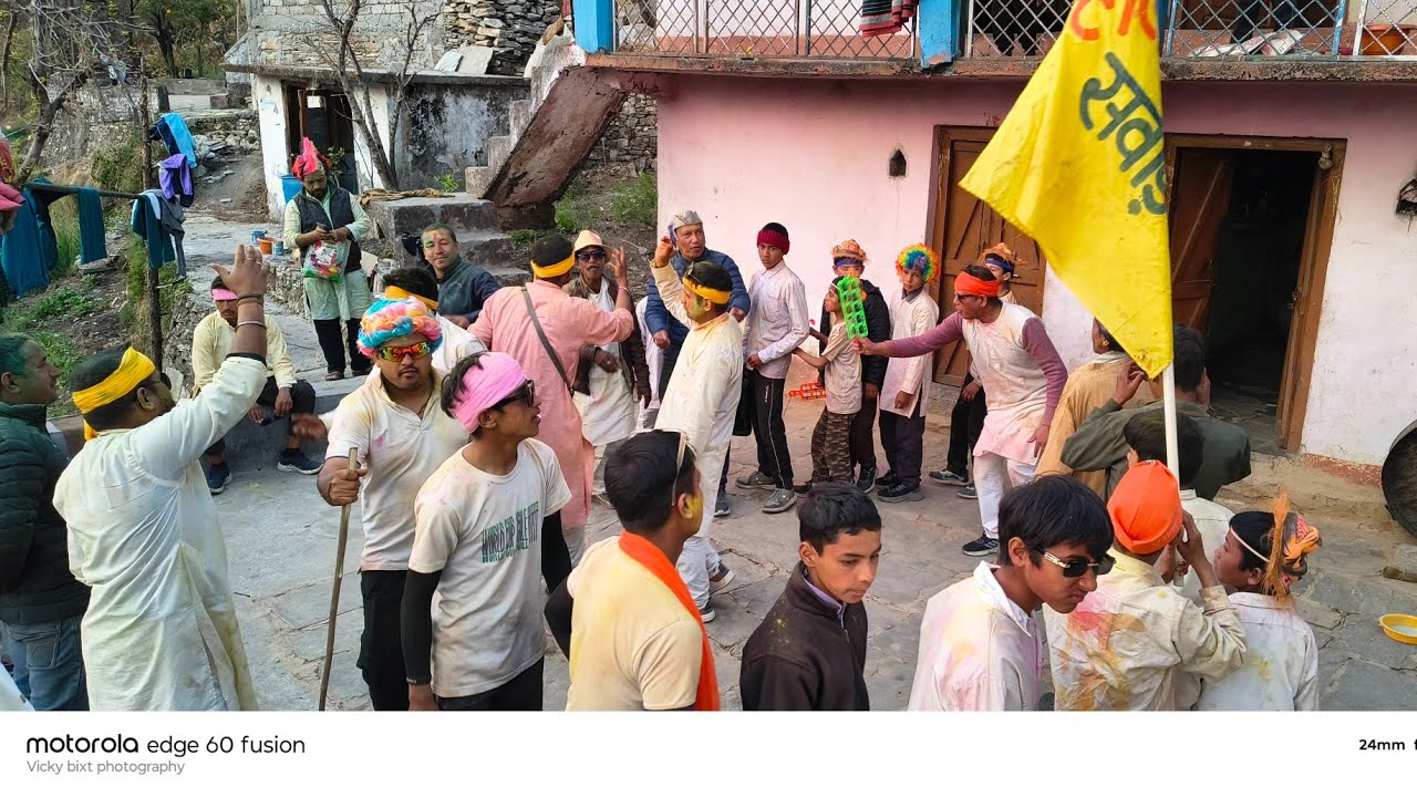 तृतीय दिवस होली समापन पर अपने गांव का भ्रमण।🫟🫟 #holi #enjoy #trending #live 