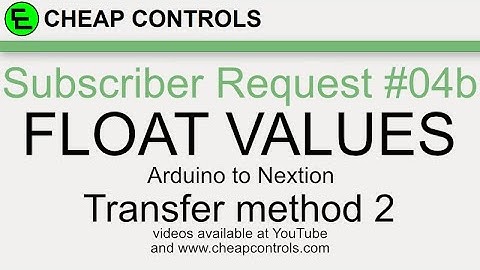 #97 Nextion Display - Float value Arduino to Nextion with dtostrf - Nextion Tutorial