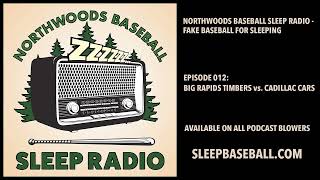 Northwoods Baseball Sleep Radio - Fake Baseball for Sleeping - EP 012 - Big Rapids vs. Cadillac