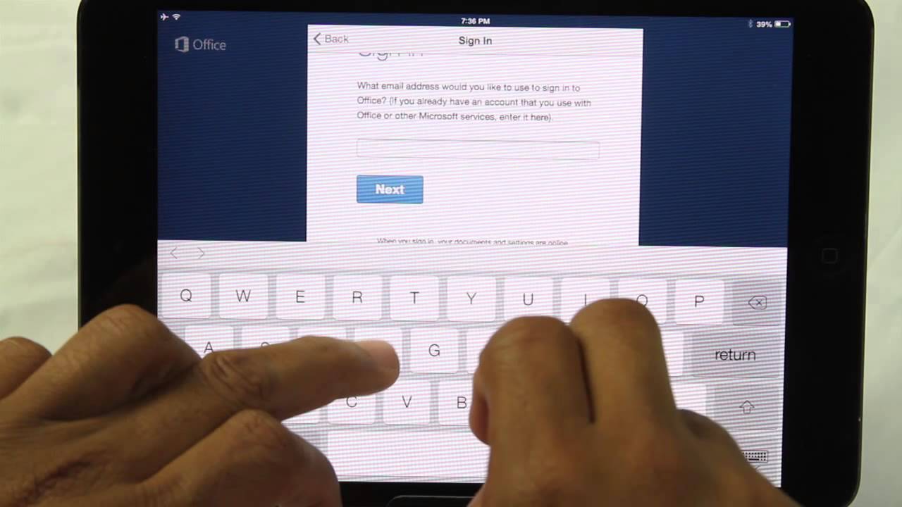 Microsoft Office on the iPad Air & iPad Mini UPDATED​​​ | H2TechVideos​​​ -  YouTube