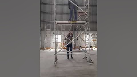 How to Build Mobile Scaffold -Narrow Span Installation