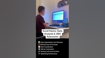 Top 6 Excel Tips for Data Analysis & VBA Automation! 🚀 #ExcelHacks #VBA #ExcelExpert  #shortsvideo