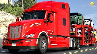 Peterbilt 579 NextGen - Hauling cars - American Truck Simulator 1.49 #ats2