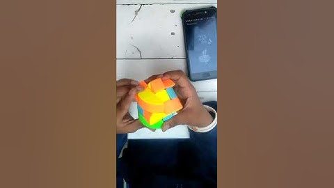 solving cylindrical 3x3 | #shorts