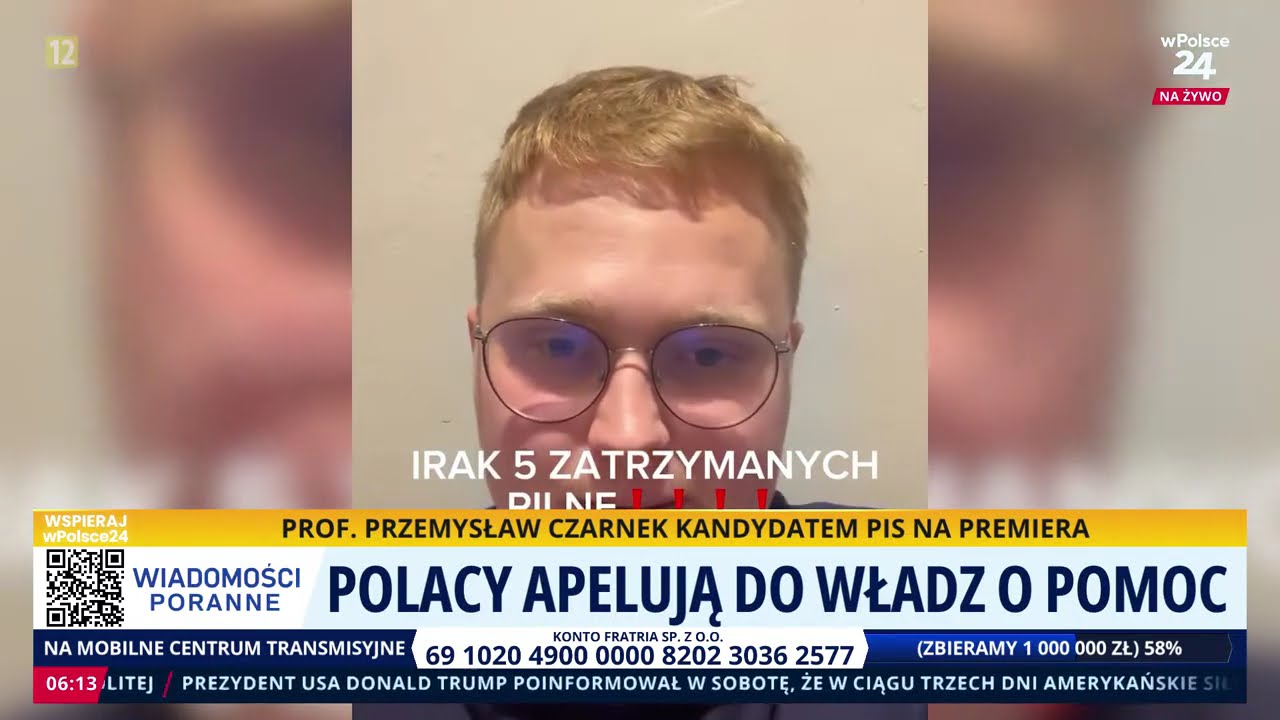 Wiadomości Poranne cz.1. 08.03.2026