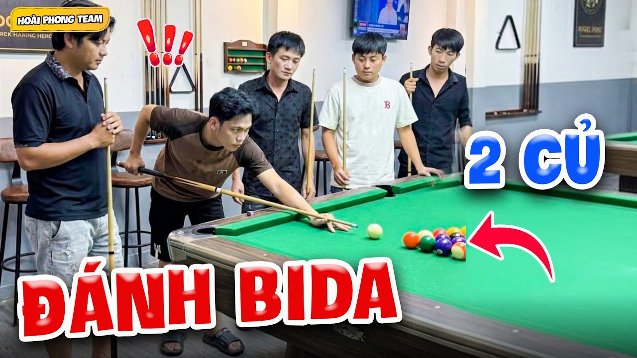 Cười Ngất Với Màn Đánh Bida “Hại Não” Của Phong | Team Hoài Phong TV