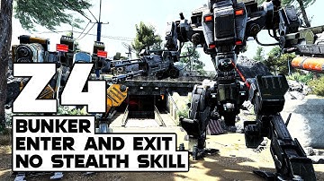 SCUM Z4 Bunker Enter & Exit | No Stealth Skill | New Mech Robots | 0.85 Update