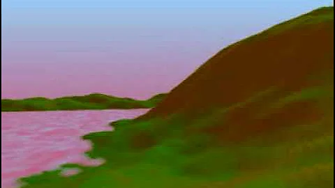 x86 voxel raycast terrain