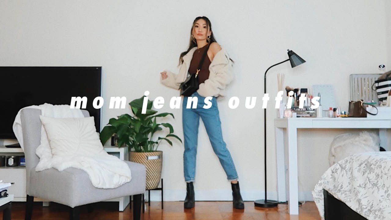 Verwonderlijk STYLING: MOM JEANS | casual outfit ideas - YouTube RV-87