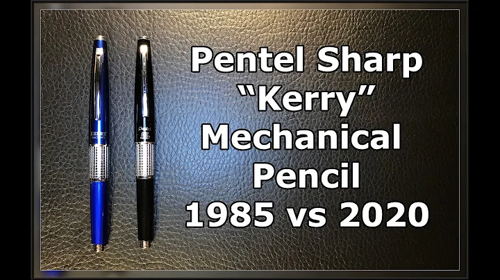 Pentel Sharp Kerry Mechanical Pencil Review 1985 vs 2020 and Disassembly