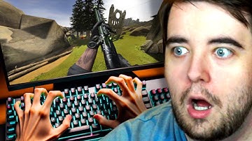 I Won Using Only A KEYBOARD in This FPS