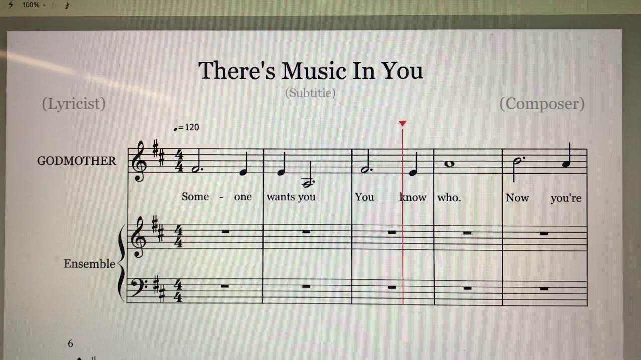 There’s music in you YouTube