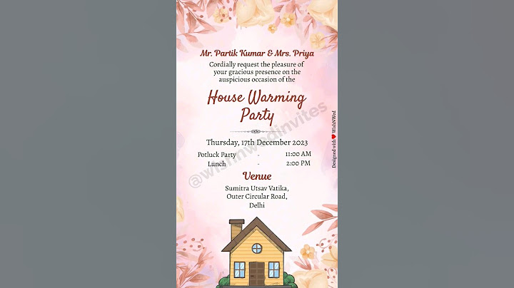 Housewarming Invitation Video | Griha Pravesh Invitation Video | #shorts #viralshorts - Wish N Wed