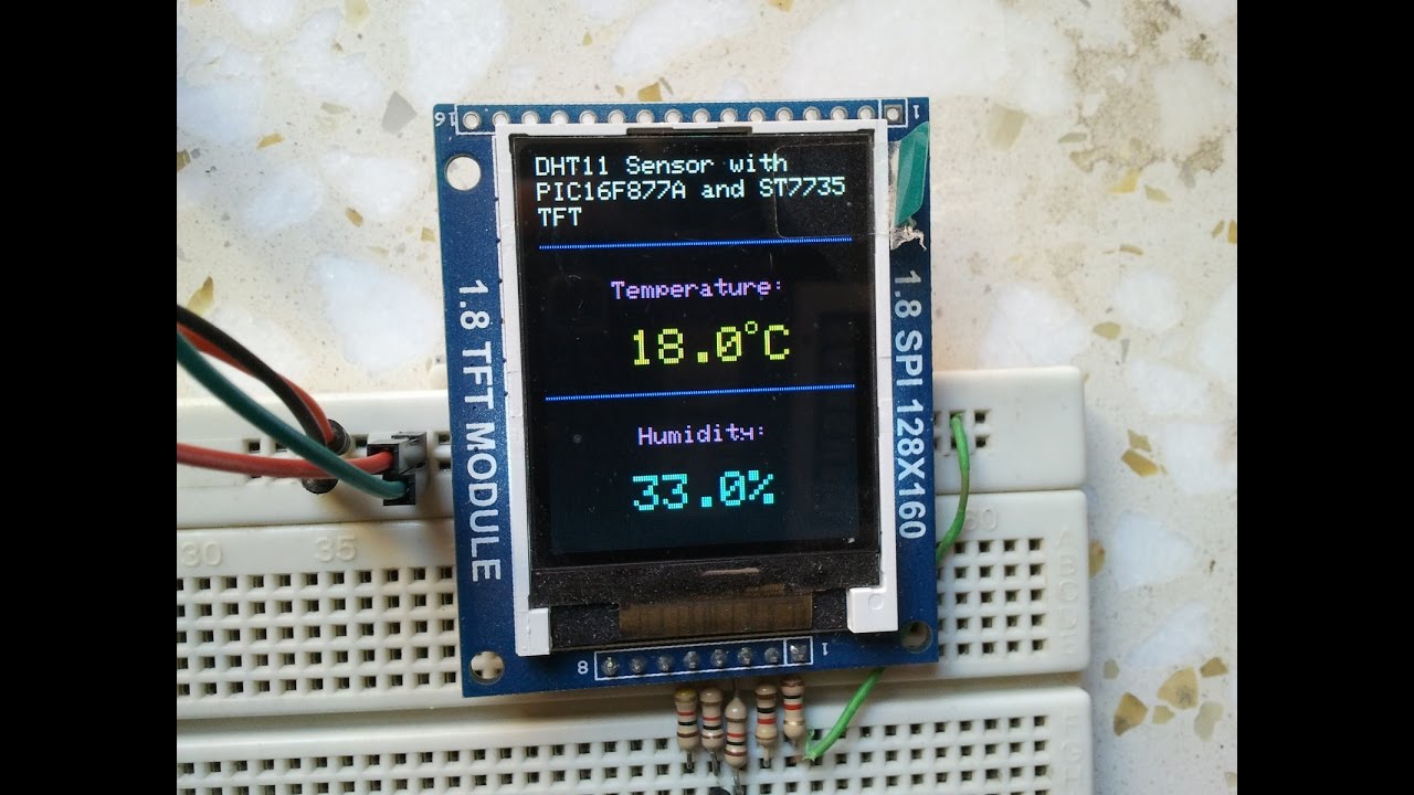 pic16f877 tft lcd manufacturer