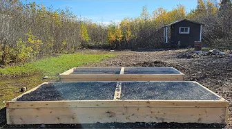 Building Chicken Proof Raised Beds for Vegetable Gardening