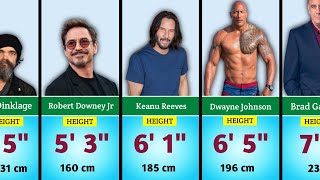 Famous Real Height Of Hollywood Actors Profile