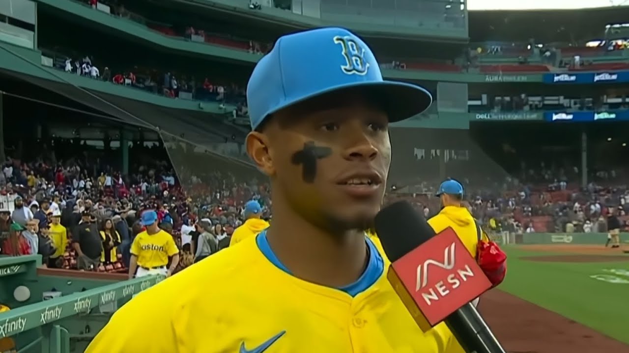 Ceddanne Rafaela Postgame Interview After Getting Career High 7 RBI ...