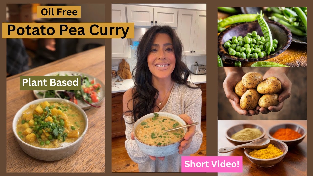 Potato and Pea Curry/ Weight Loss Dinner YouTube