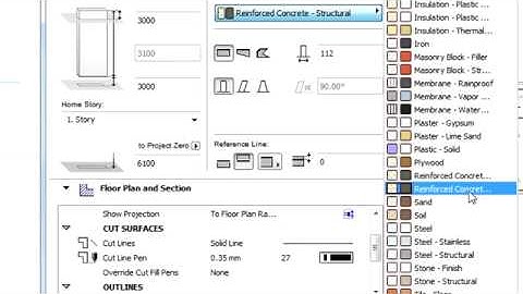 ArchiCAD 17 New Features  050   Building Materials  a new attribute   YouTube