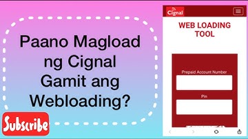Paano Magload ng Cignal Gamit ang Web Loading Tool?