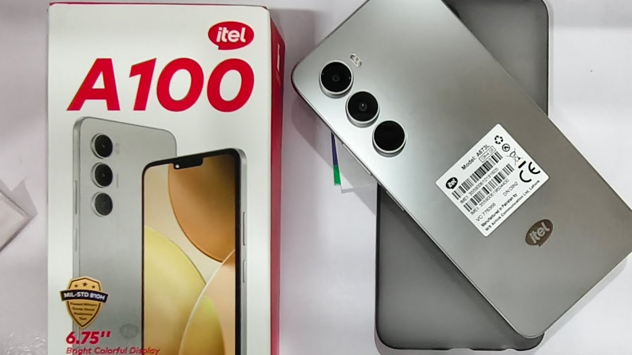 itel A100 4/128 5000mAh T7250 IP65 15W IPS LCD Display 