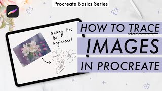 How to trace an image in PROCREATE // things to know!