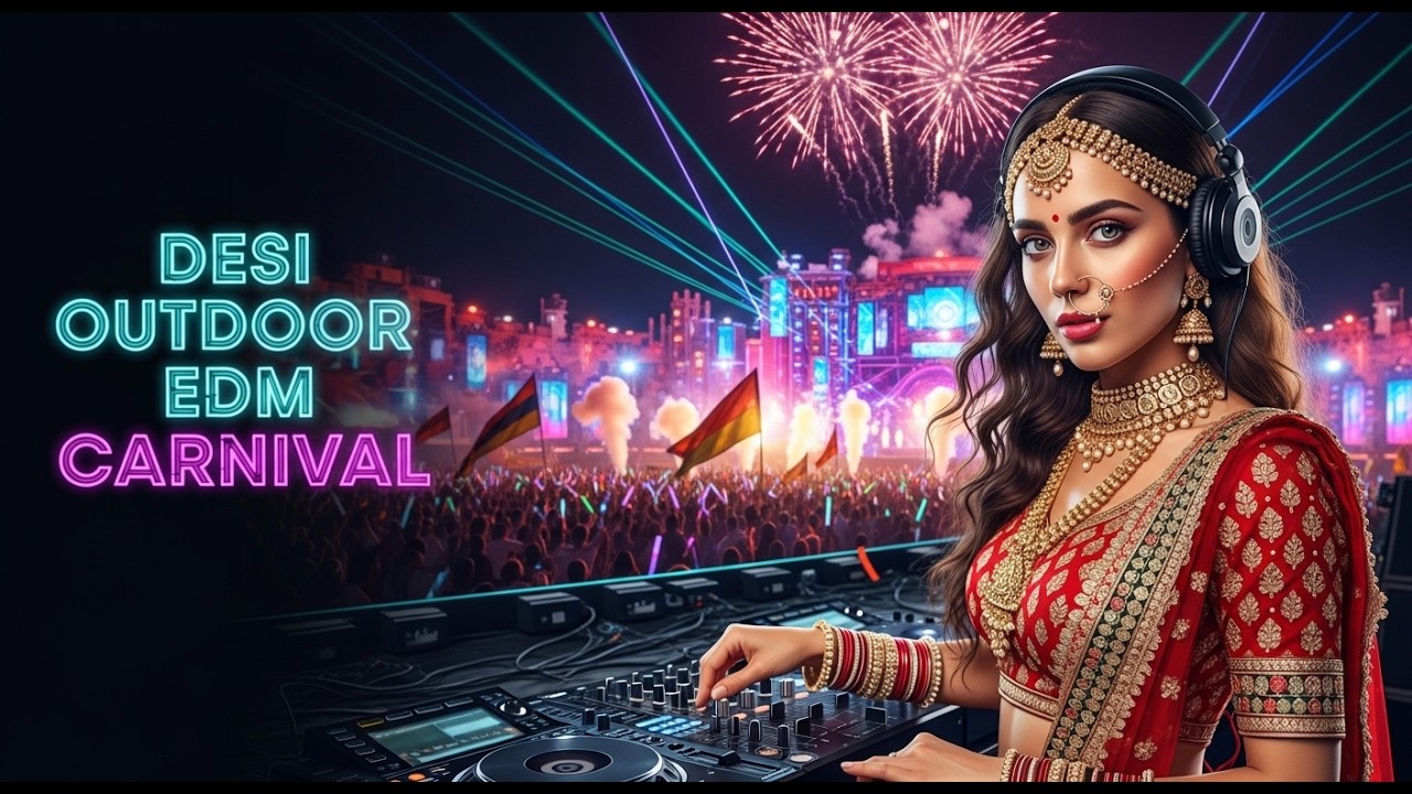 Desi Outdoor EDM Carnival 2026 | Bollywood Festival Dance Floor Experience