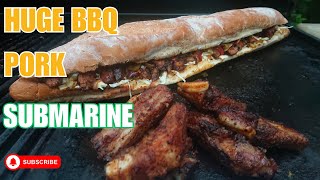 How to Make Perfect  BBQ Pork Submarine with Delicious Pork RIBS