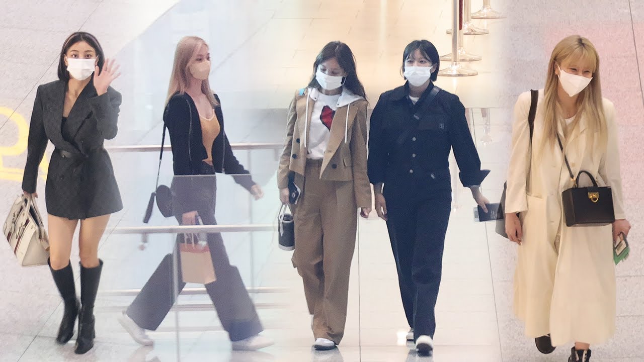 221007 TWICE (트와이스) 출국 ‘비행기 탑승 전 쇼핑하며 쉬는 멤버들’ Departure | 인천공항 • 비몽