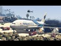 Airbus A380 Emergency Landing at Beach After Collision on Runway - GTA 5