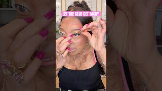 Put the glue on your lashes &amp; lay them down until sticky - not wet! #lashes #grwm