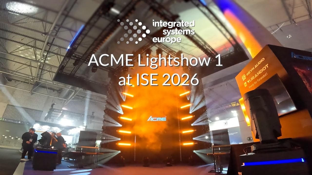 ACME Lightshow 1 at ISE 2026 - YouTube