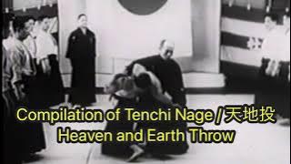 Compilation of Tenchi Nage / 天地投げ, Heaven and Earth Throw by Morihei Ueshiba and his apparentices