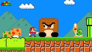 Super Mario Bros But Mario Can Turn Anything He Wants Square