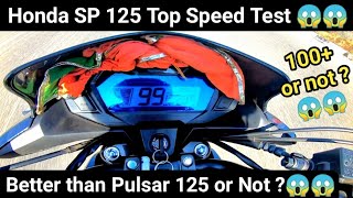 Honda Sp 125 Top Speed Test Better Than Pulsar 125 Or Not Must Watch Honda Sp 125 Youtube