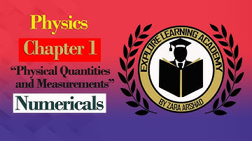 Class 9th | Physics | Chapter 1 - Numerical Problems | PTB | Explore Learning Academy
