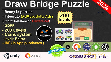 Draw Bridge Puzzle | Car Bridge | Unity Game Source Code