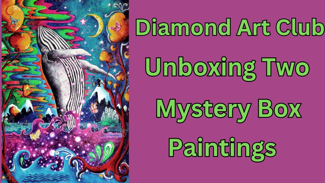 Diamond Art Club -Unboxing Mystery Box Paintings - Diamond Art - Squirrel Thoughts