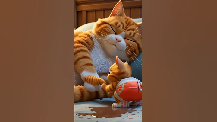 The little cat peed in its pants #funny #ai #aicat #shorts #blwaistory